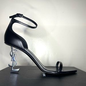 Yves Saint Laurent YSL Women's Opyum Logo High Heel Sandals